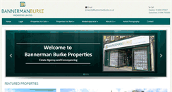 Desktop Screenshot of bannermanburke.co.uk